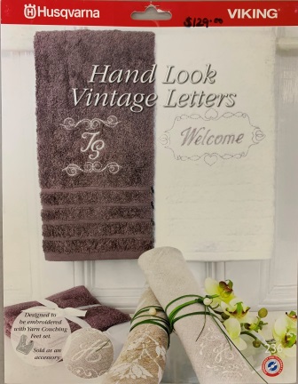 Hand Look Vintage Letters
