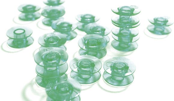 Bobbins Green 10 Pack