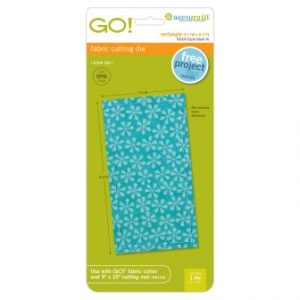 AccuQuilt GO Rectangle 3 1/2 x 6 1/2 inch fabric cutting die