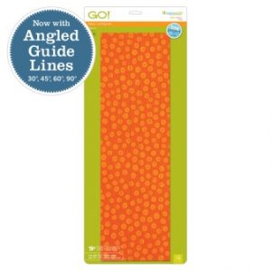 AccuQuilt GO! Strip Cutter - 1" (1/2" Finished) quilting fabric cutting die board