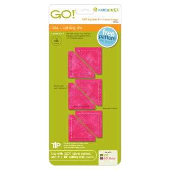 GO! Half Square - 1 1/2" Finished Triangle