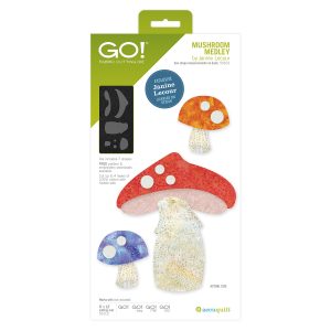AccuQuilt GO Mushroom Medley Die cutting board by Janine LeCour (55631)