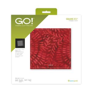 AccuQuilt GO Square 5.5 inch fabric cutting die SKU 55803