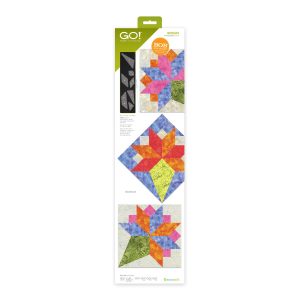 AccuQuilt GO! Nosegay 10 inch finished quilt block pattern sample