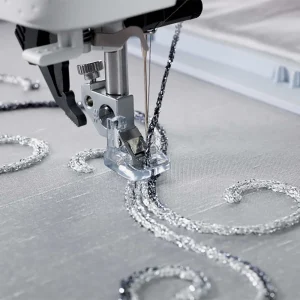 Pfaff Yarn Couching Foot Set for free-motion sewing and embroidery embellishments