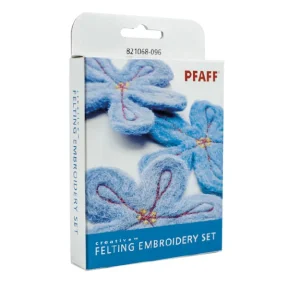 PFAFF creative Felting Embroidery Set with felting foot needle plate and needles
